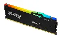 RAM KINGSTON FURY BEAST DDR5 12GB 1X16 6000 RGB NEGRO KF560C36BBE2A-16 12M DE GARANTIA
