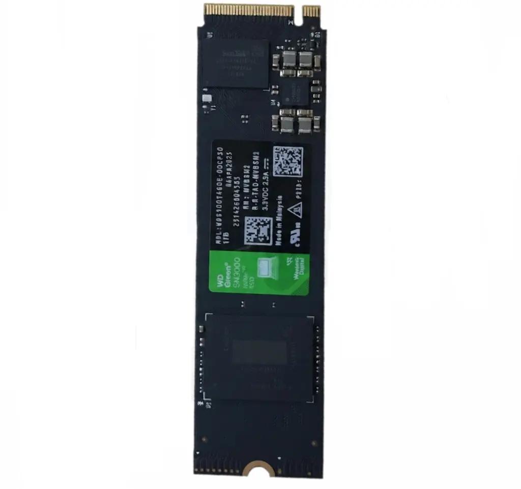 SSD WD GREEN SN3000 NVME 1TB PCI EXPRESS 4.0 M2.0 WDS100T4G0E 11M DE GARANTIA