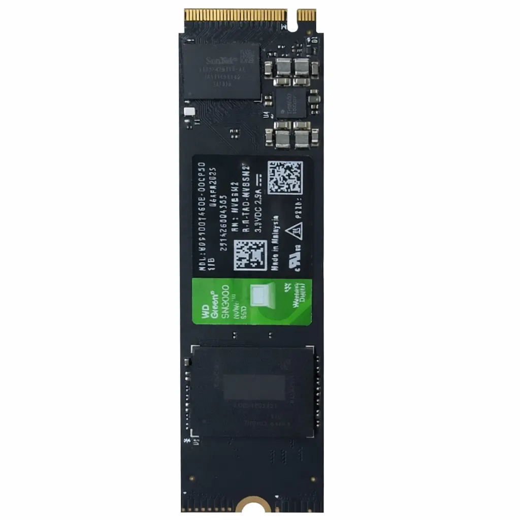 SSD WD GREEN SN3000 NVME 1TB PCI EXPRESS 4.0 M2.0 WDS100T4G0E 11M DE GARANTIA