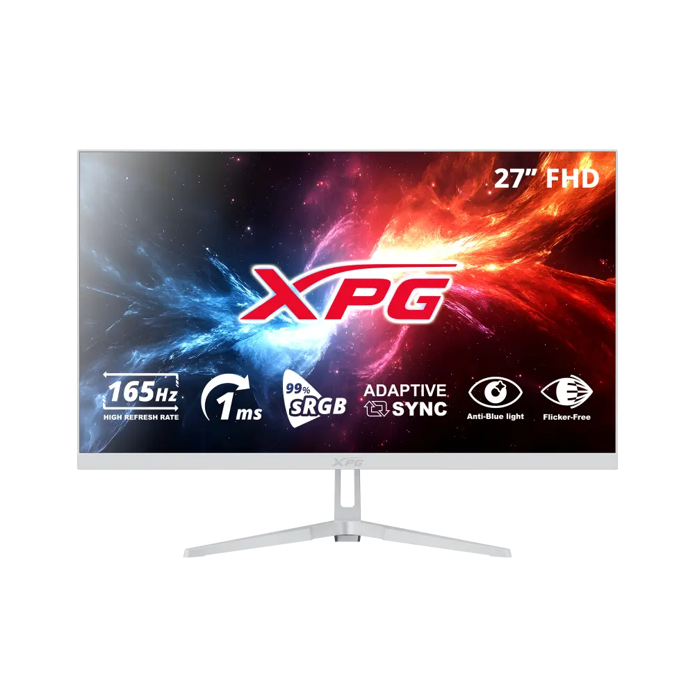  MONITOR 27 XPG RIFT R27F6 1MS 165HZ FULL HD GAMER IPS BLANCO RIFT R27F6-BKCMX 12M DE GARANTIA  
