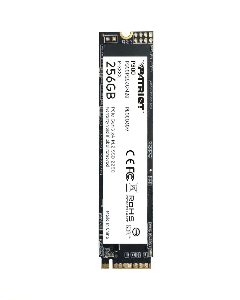SSD PATRIOT P300 256GB 2280 M2 1700MB 9SE00083-P300P256GM28 11M DE GARANTIA