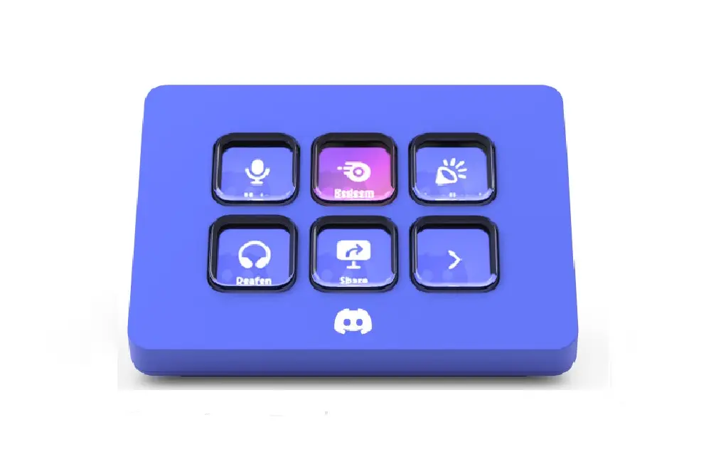 TECLADO ELGATO STREAM DECK EDICION DISCORD 6 TECLAS MINI LCD PERSONALISABLES 10GAI9931 11M DE GARANTIA
