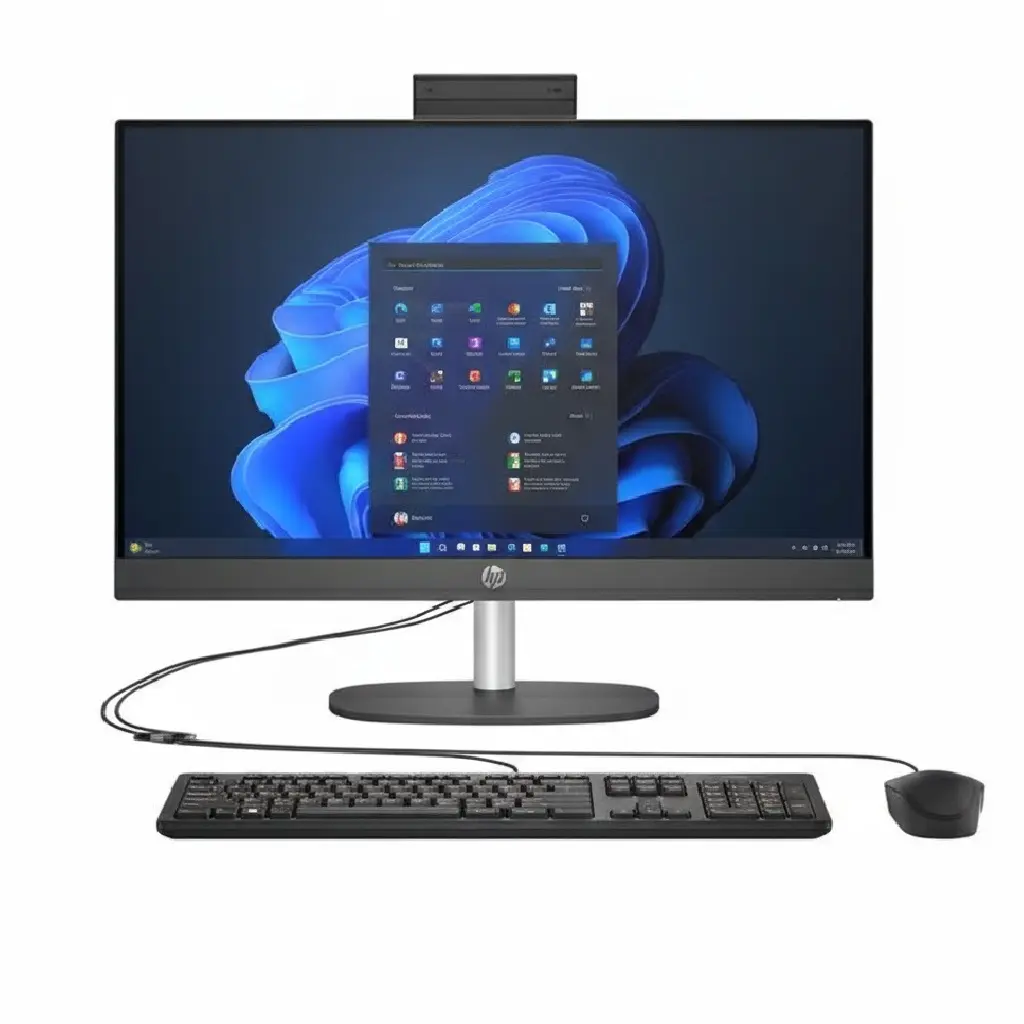 AIO HP 240 G10 CORE ULTRA 5 125U 512GB SSD 8GB DDR5 24 FHD NEGRO W11H C27NZLT GARANTIA CON FABRICANTE