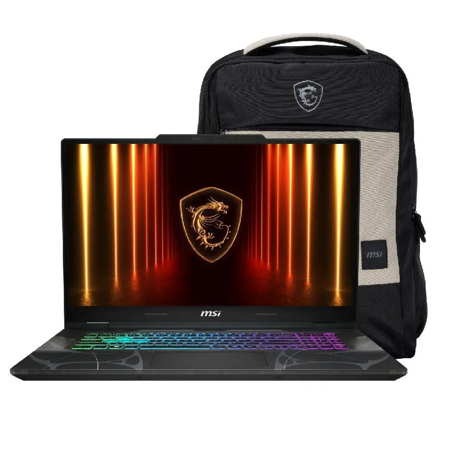 LAPTOP MSI CYBORG 17 CORE 7 240H 1TB SSD 32GB DDR5 RTX 5060 17.3 FHD W11P NEGRO INC/MOCHILA CYBORG 17 B2RWFKG-058MX GARANTIA CON FABRICANTE