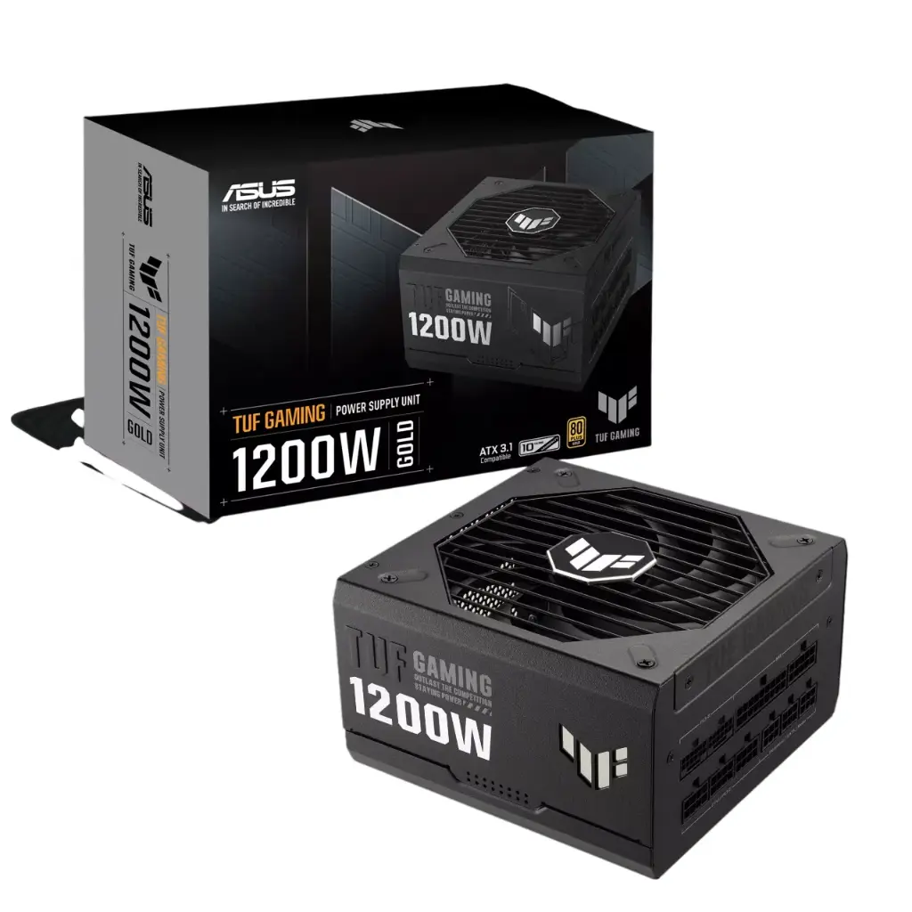 FUENTE ASUS TUF GAMING 1200W 80PLUS GOLD MODULAR TUF-GAMING-1200G 90YE00S0-BTAA00 12M DE GARANTIA