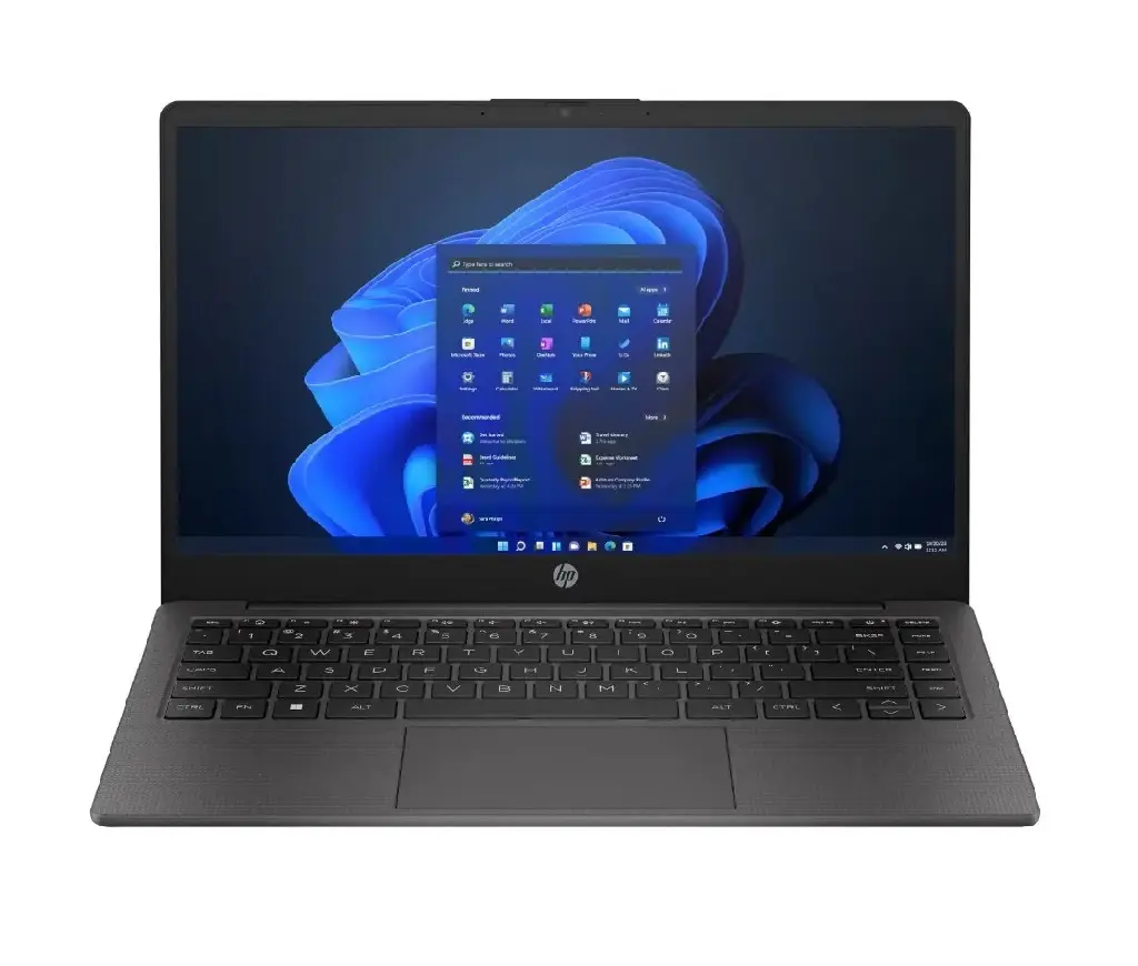 LAPTOP HP RYZEN 3 7320U 256GB SSD 8GB DDR4 14 HD W11H 245 G10 BP0L4AT GARANTIA CON FABRICANTE