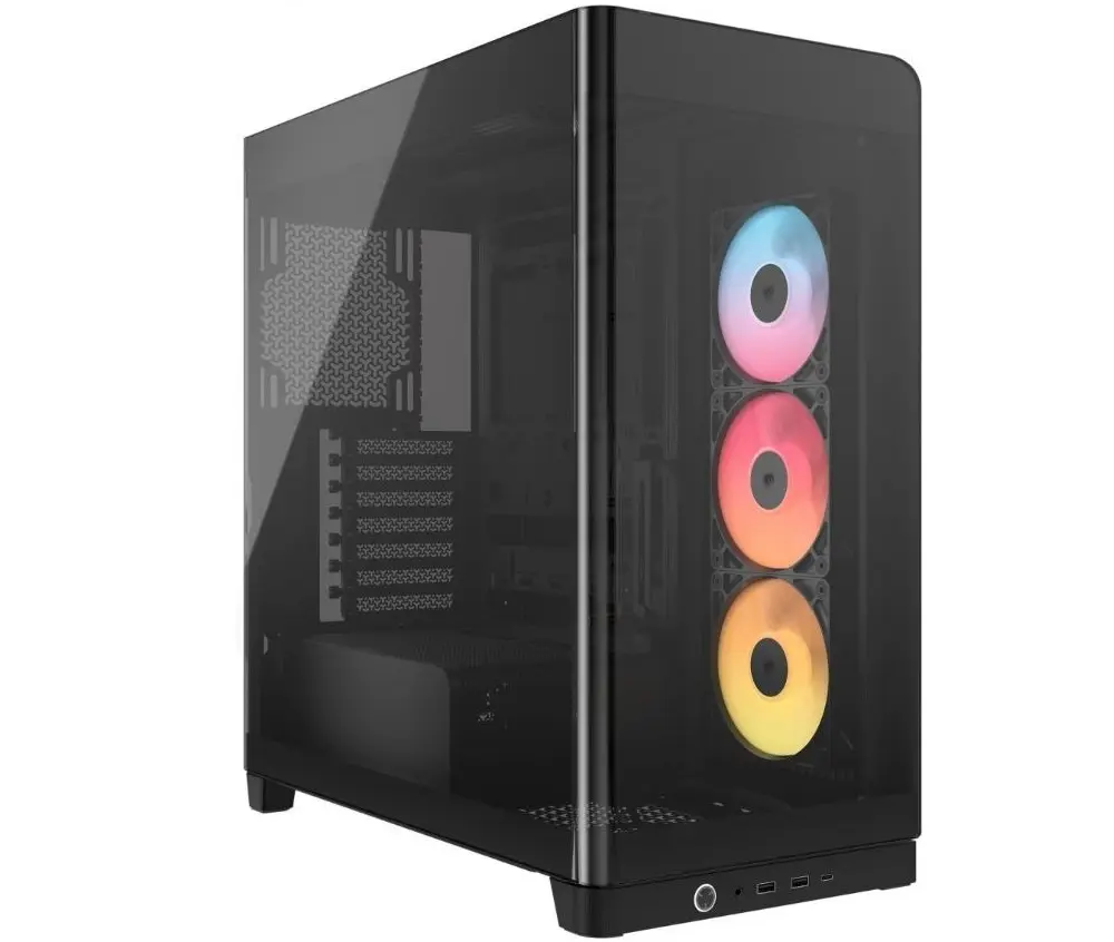GABINETE CORSAIR FRAME 4500X RS-R ARGB S/FUENTE M-ATX NEGRO CC-9011314-WW 12M DE GARANTIA
