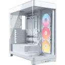GABINETE CORSAIR FRAME 4500X RS-R ARGB S/FUENTE M-ATX BLANCO CC-9011315-WW 12M DE GARANTIA