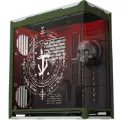 GABINETE HAVN HS 420 DOOM TIRA RGB S/FUENTE M-ATX CRISTAL VERDE HVN-CA-HS420-05-DOOM 12M DE GARANTIA