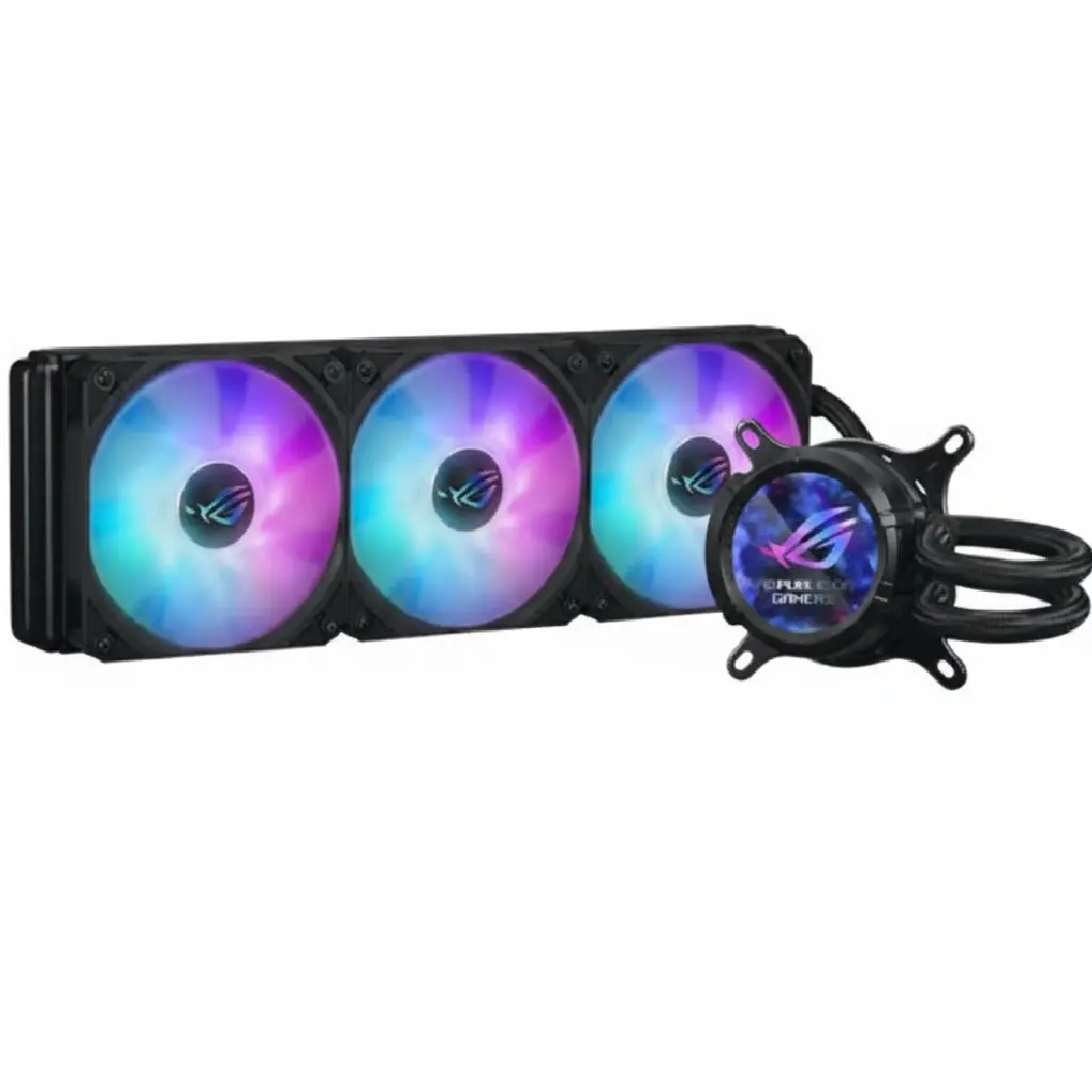 ENFRIAMIENTO LIQUIDO ASUS ROG STRIX LC III 360 ARGB LCD NEGRO AURA SYNC 90RC00W1-M0AAY0 12M DE GARANTIA