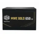 FUENTE COOLER MASTER 650W MWE V3 80 PLUS GOLD NO MODULAR ATX 3.1 MPE-6502-ACAAG-3BUS 11M DE GARANTIA