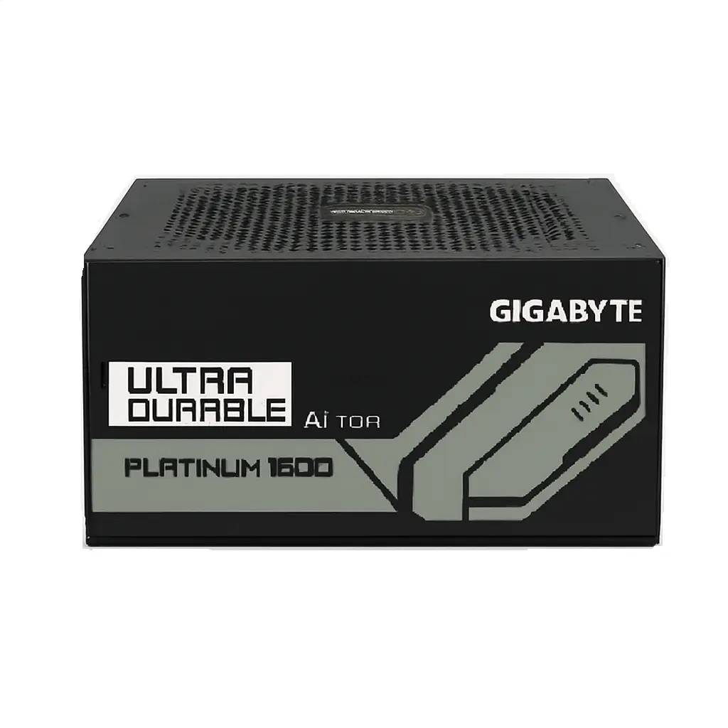 FUENTE GIGABYTE 1600W 80PLUS PLATINUM ATX MODULAR NEGRO GP-UD1600PM PG5 12M DE GARANTIA