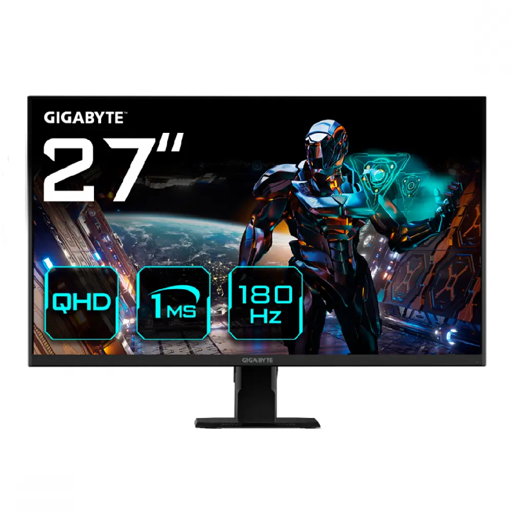 MONITOR 27 GIGABYTE GS27QA 1MS 180HZ QHD GAMER IPS ANTI-GLARE DP HDMI 12M DE GARANTIA