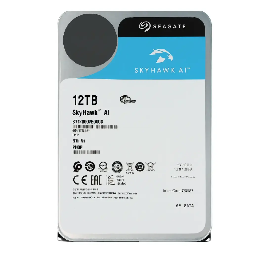 DD SEAGATE NUEVO 12TB 3.5 SKYHAWK ST12000VE003 12M DE GARANTIA