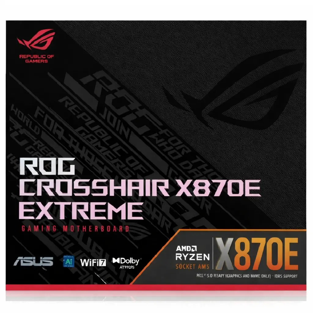 MOTHER AMD X870E ASUS ROG CROSSHAIR EXTREME AM5 4xDDR5 256GB ATX 90MB1LB0-MVAAY0 12M DE GARANTIA