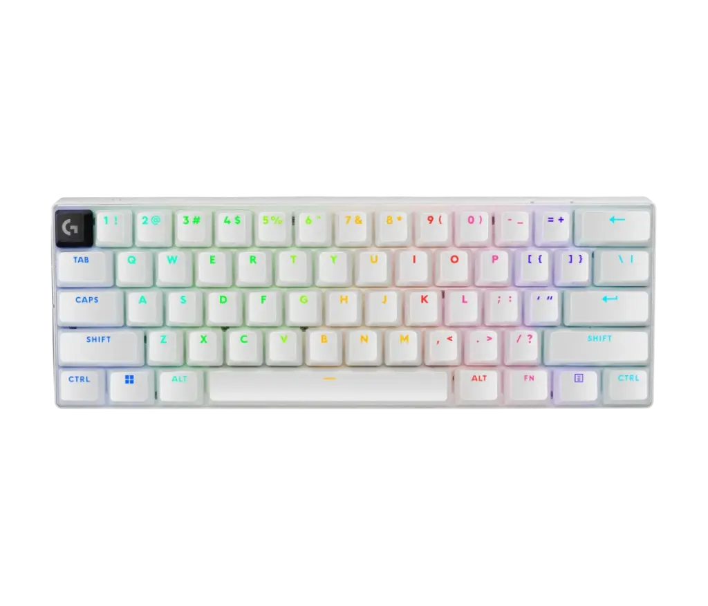TECLADO LOGITECH G PRO X60 WHITE RGB BLUETOOTH 920-011921 12M DE GARANTIA