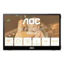 MONITOR 16 AOC PORTATIL 16T20 4MS 60HZ FULL HD IPS USB-C HDMI GARANTIA CON FABRICANTE