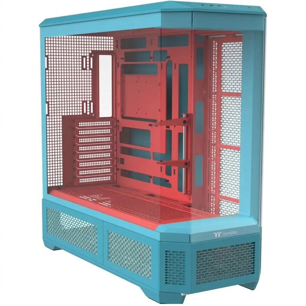 GABINETE THERMALTAKE VIEW 600 TG MINT STRAWBERRY M-ATX CRISTAL MENTA/ROSA CA-11H-00FLWN-00 12M DE GARANTIA