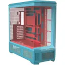 GABINETE THERMALTAKE VIEW 600 TG MINT STRAWBERRY M-ATX CRISTAL MENTA/ROSA CA-11H-00FLWN-00 12M DE GARANTIA