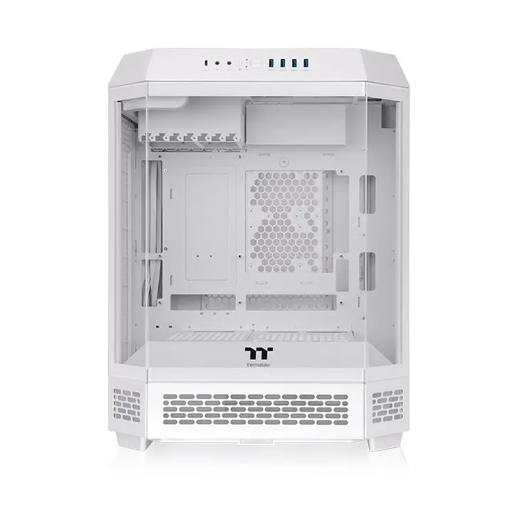GABINETE THERMALTAKE THE TOWER 600 SNOW ATX CRISTAL MIDTOWER BLANCO CA-1Z1-00M6WN-00 12M DE GARANTIA