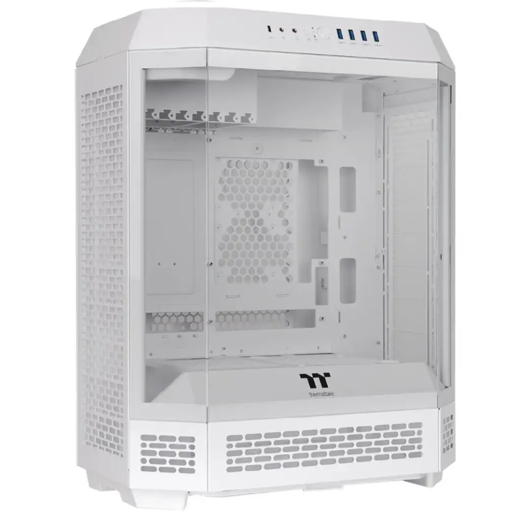 GABINETE THERMALTAKE THE TOWER 600 SNOW ATX CRISTAL MIDTOWER BLANCO CA-1Z1-00M6WN-00 12M DE GARANTIA