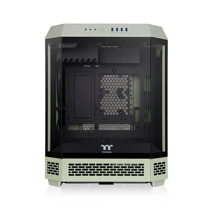 GABINETE THERMALTAKE THE TOWER 600 MATCHA GREEN ATX CRISTAL MIDTOWER VERDE MATCHA CA-1Z1-00MEWN-00 12M DE GARANTIA