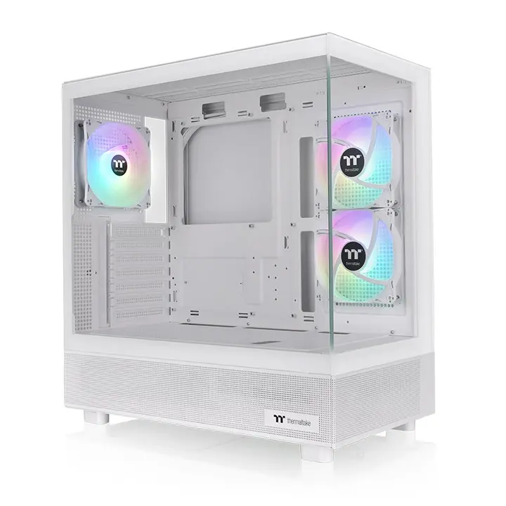 GABINETE THERMALTAKE VIEW 270 TG ARGB PLUS SNOW ATX CRISTAL MIDTOWER BLANCO CA-1Y7-00M6WN-01 12M DE GARANTIA