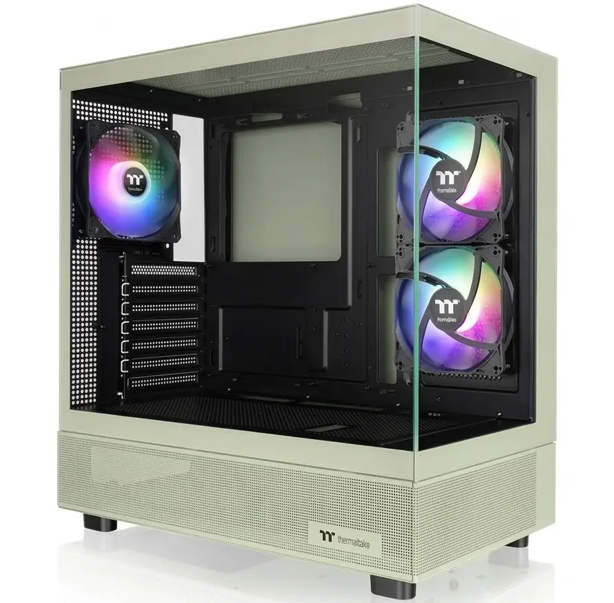 GABINETE THERMALTAKE VIEW 270 PLUS TG ARGB MATCHA GREEN ATX CRISTAL MIDTOWER VERDE CA-1Y7-00MEWN-01 12M DE GARANTIA