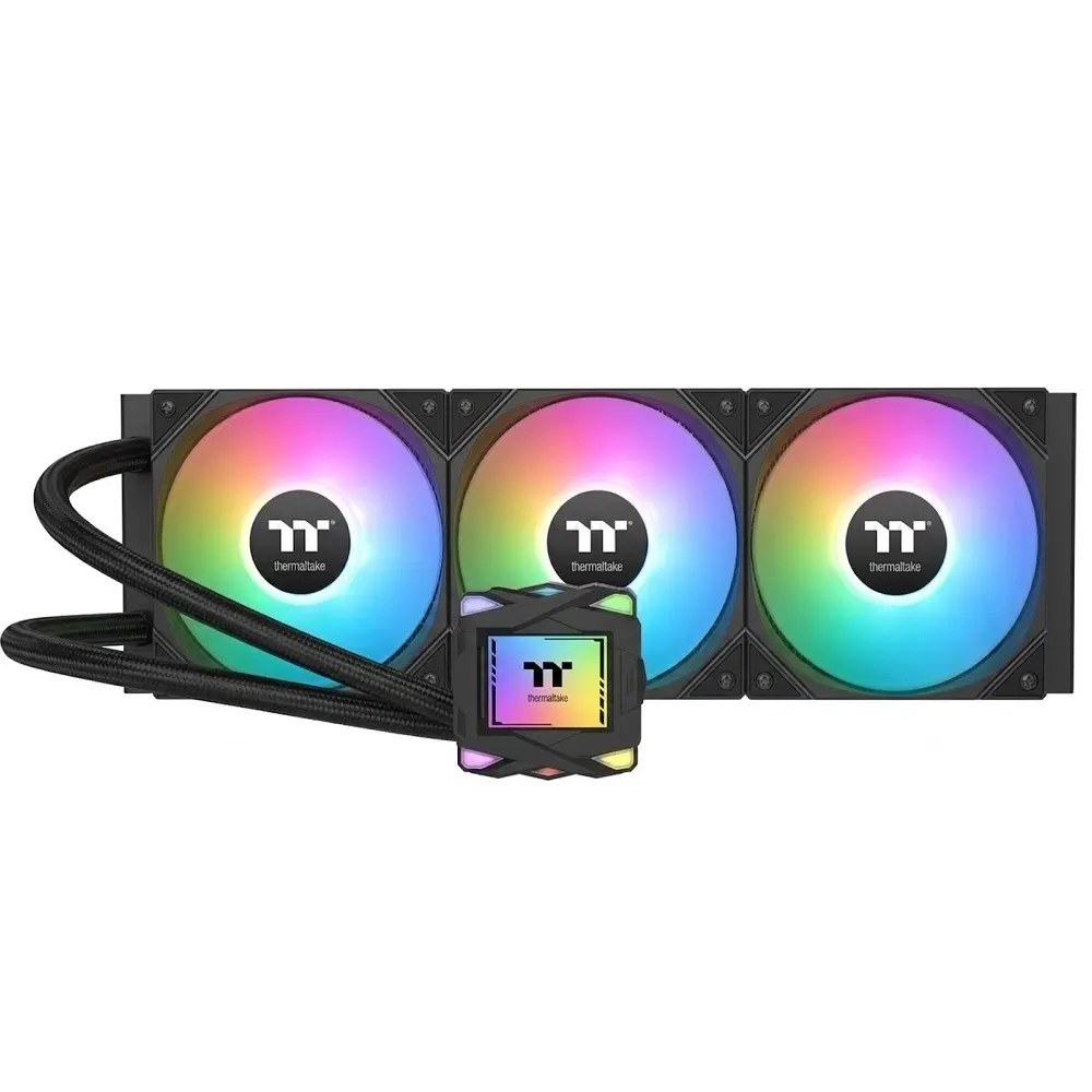 ENFRIAMIENTO LIQUIDO THERMALTAKE LA360 ARGB SYNC AIO 120MM CL-W459-PL12SW-A 12M DE GARANTIA
