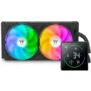 ENFRIAMIENTO LIQUIDO THERMALTAKE TH240-S V3 ARGB SYNC AIO 120MM DISPLAY LCD CL-W469-PL12SW-A 12M DE GARANTIA
