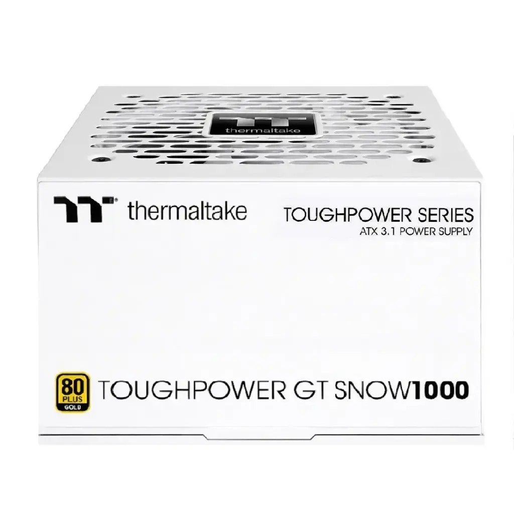 FUENTE THERMALTAKE TOUGHPOWER GT SNOW 1000W 80PLUS GOLD MODULAR BLANCO ATX 3.1 PS-TPT-1000FNFAGU-W 12M DE GARANTIA  
