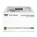 FUENTE THERMALTAKE TOUGHPOWER GT SNOW 850W 80PLUS GOLD MODULAR BLANCO ATX 3.1 PS-TPT-0850FNFAGU-W 12M DE GARANTIA  