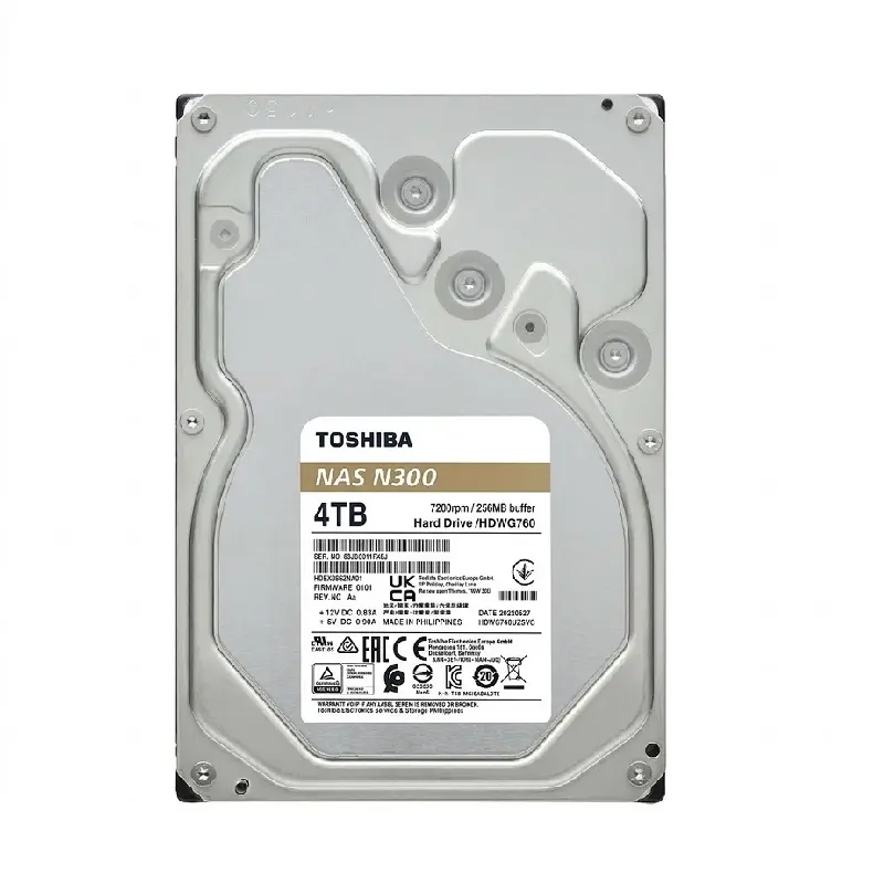 DD NAS TOSHIBA N300 4TB 3.5 HDWG740XZSTC 11M DE GARANTIA 
