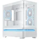 GABINETE ASUS PRIME AP202 ARGB M-ATX WHITE CRISTAL TEMPLADO 90DC00P3-B18000 11M DE GARANTIA