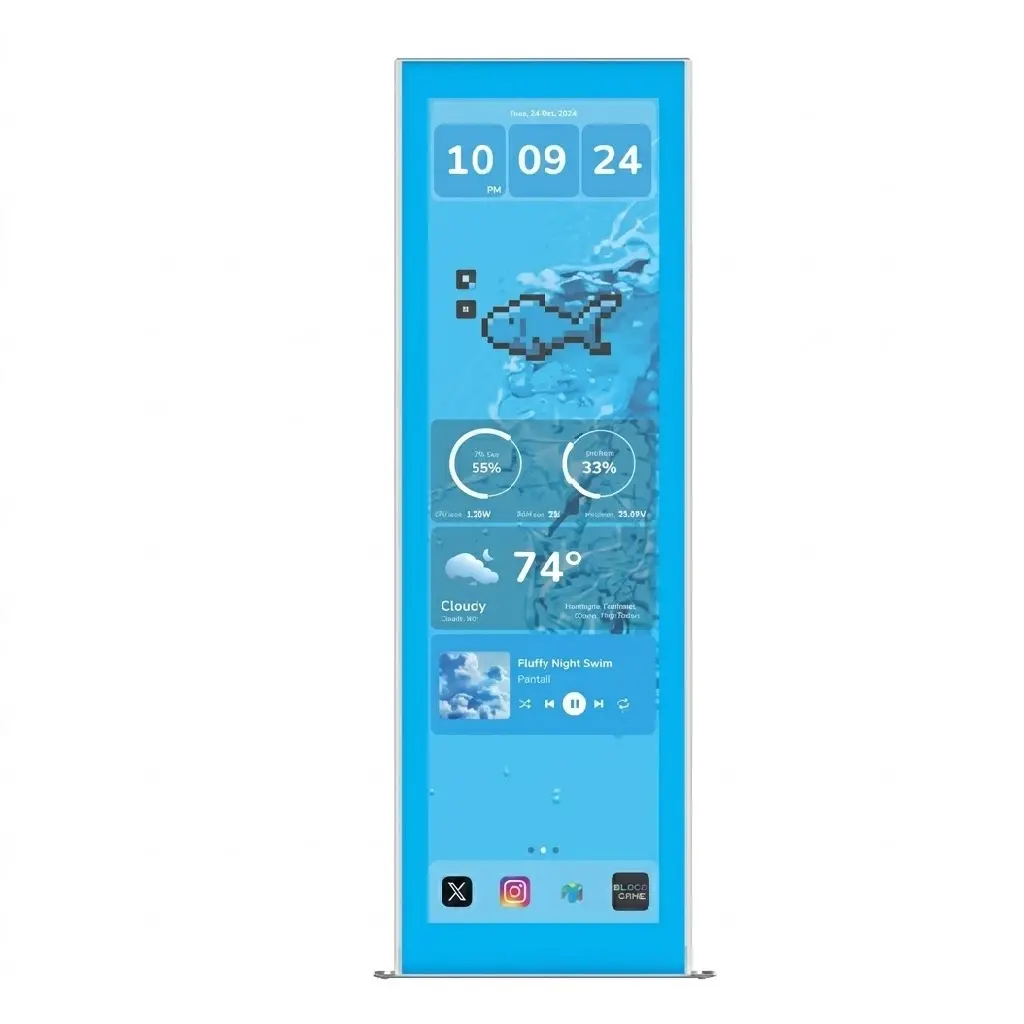 PANTALLA TACTIL LCD PARA Y70 HYTE BLUEBERRY MILK TOUCH INFINITY AZUL ACC-HYTE-LK-Y7TTI-BM 12M DE GARANTIA