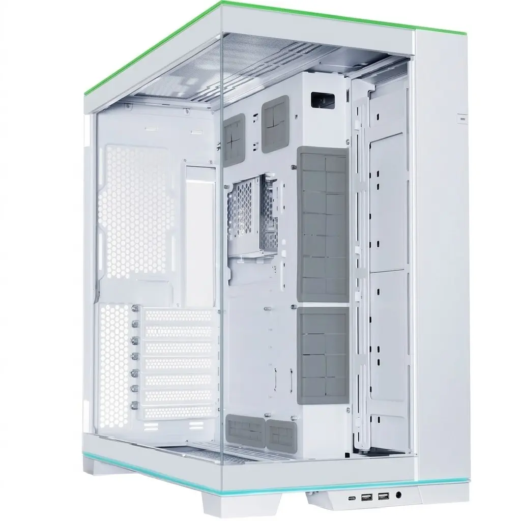 GABINETE LIAN LI O11 DINAMICO EVO RGB S/FUENTE ATX CRISTAL BLANCO G99.O11DERGBW.00 12M DE GARANTIA