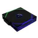 VENTILADOR LIAN LI UNIFAN TL LCD KIT 3X1 RGB 120MM MAGNETICO ASPAS INVERTIDAS NEGRO G99.12TLLCD1W3B.00 12M DE GARANTIA