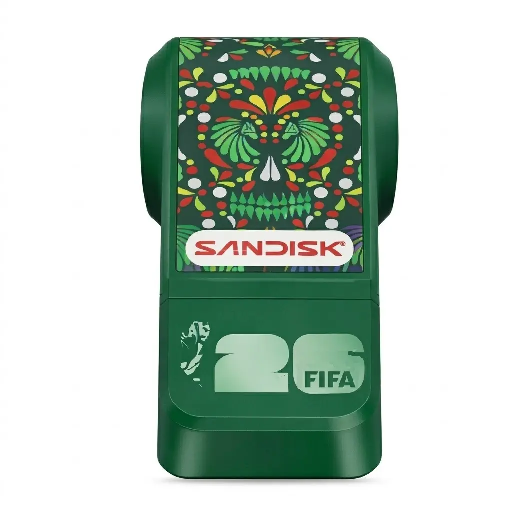 MEMORIA USB SANDISK 128GB USB-C COPA MUNDIAL FIFA 2026 EDICION MEXICO VERDE SDCZIA-128G-G46G 12M DE GARANTIA