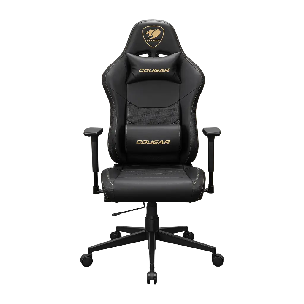 SILLA COUGAR PRYME GOLD SOPORTA 120KG CGR-PRL-GLB 3MPRLGLB.0001 12M DE GARANTIA