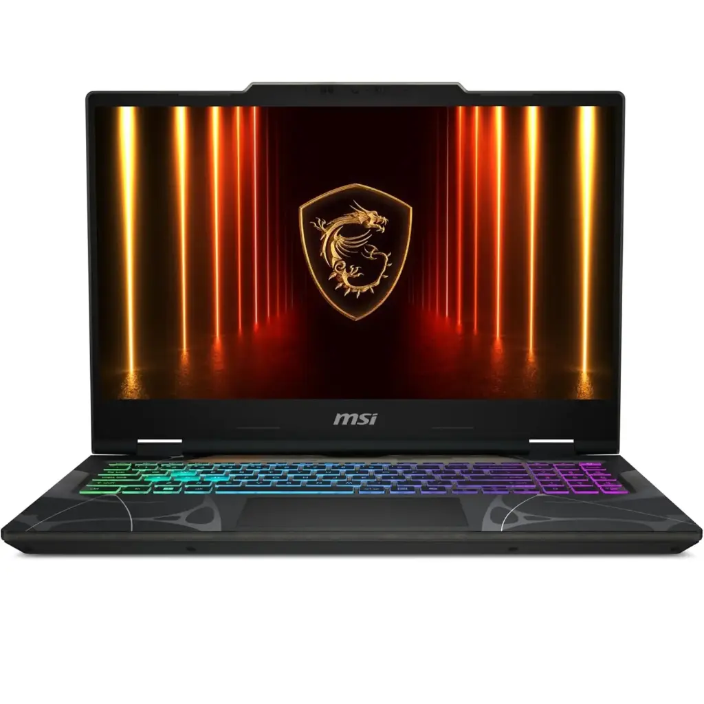 LAPTOP MSI CYBORG 15 CORE 7 240H 512GB SSD 16GB DDR5 RTX 5060 15.6 FHD TEC/ING W11H NEGRO CYBORG B2RWFKG-071US 12M DE GARANTIA