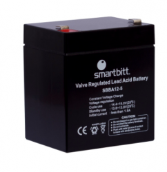 BATERIA DE REMPLAZO PARA NO BREAK SMARTBITT SBBA12-5 12V 5AH 11M DE GARANTIA