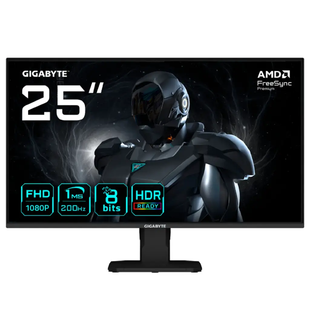 MONITOR 24 GIGABYTE GS25F2A 1MS 240HZ FULL HD GAMER IPS ANTIGLARE DP HDMI 12M DE GARANTIA