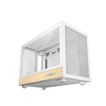 GABINETE DEEPCOOL CH260 WOOD BLANCO M-ATX S/FUENTE CRISTAL R-CH260-WHNWM0-G-1 11M DE GARANTIA