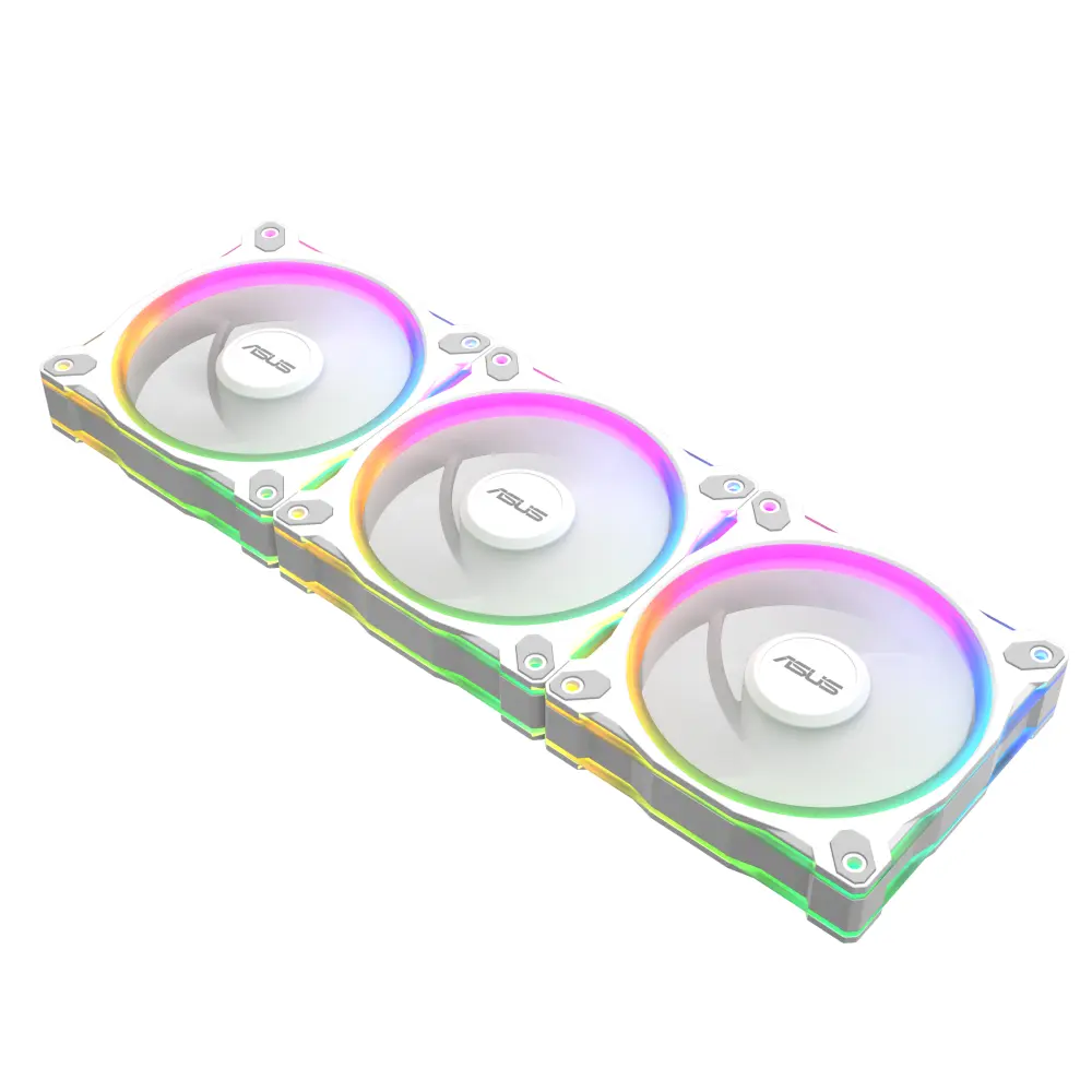 VENTILADOR ASUS PRIME MR120 ARGB 120MM WHITE 3PACK 90DA00I3-B08020 12M DE GARANTIA