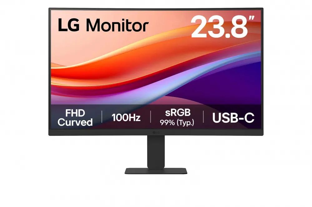 MONITOR 24 LG 24U421A-B CURVO 5MS 100HZ FULL HD VA USB-C GARANTIA CON FABRICANTE