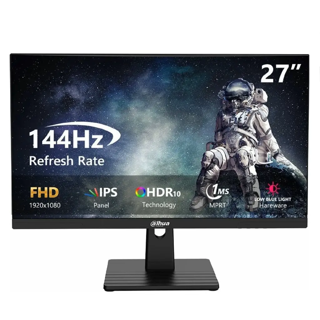 MONITOR 27 DAHUA DHI-LM27-B221B 1MS 144HZ FULL HD IPS GARANTIA CON FABRICANTE
