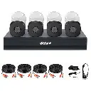 KIT DVR DAHUA 4CH 4 CAMARAS 1MP 720P KITXVR1B04-I/T/4-B1A11N 12M DE GARANTIA