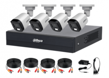 KIT DVR DAHUA 4CH 4 CAMARAS 2MP 1080P KITXVR1B04-I/T/4-B1A21N 12M DE GARANTIA