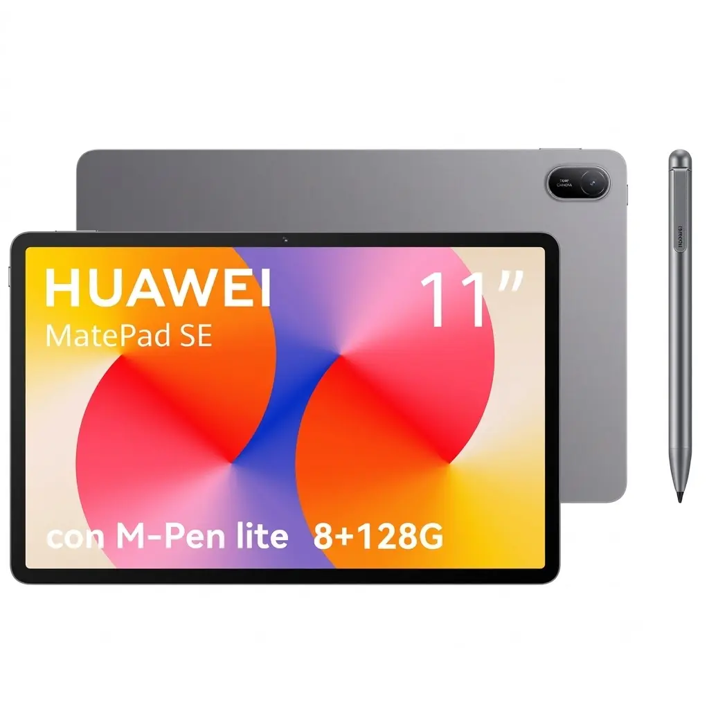 TABLET HUAWEI MATEPAD SE 11 8GB 128GB OCTA CORE HISILICON KIRIN 710A HARMONYOS 2.0 INC LAPIZ GRIS AGS6-W09 53014GYU GARANTIA CON FABRICANTE