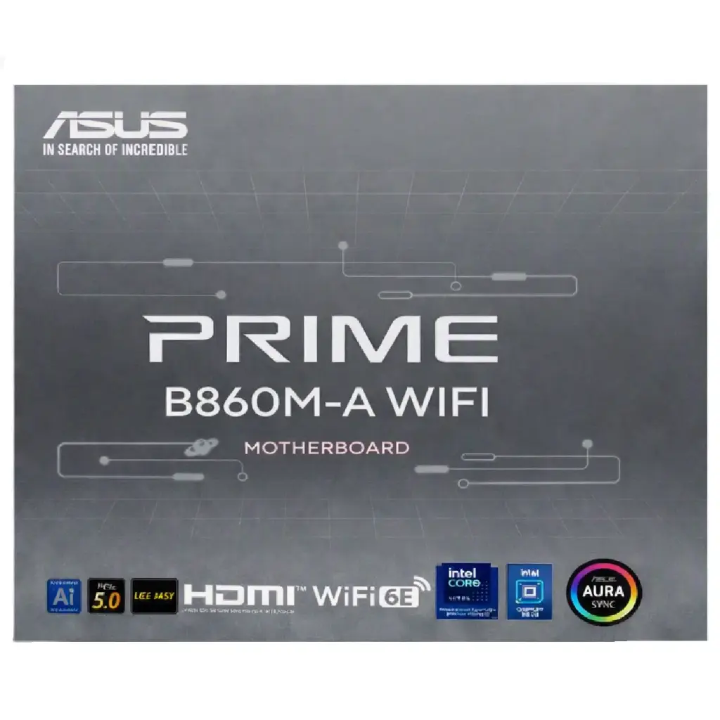 MOTHER INTEL B860M-A WIFI ASUS PRIME LGA1851 4XDDR5 256GB M-ATX 90MB1JY0-M0EAY0 12M DE GARANTIA